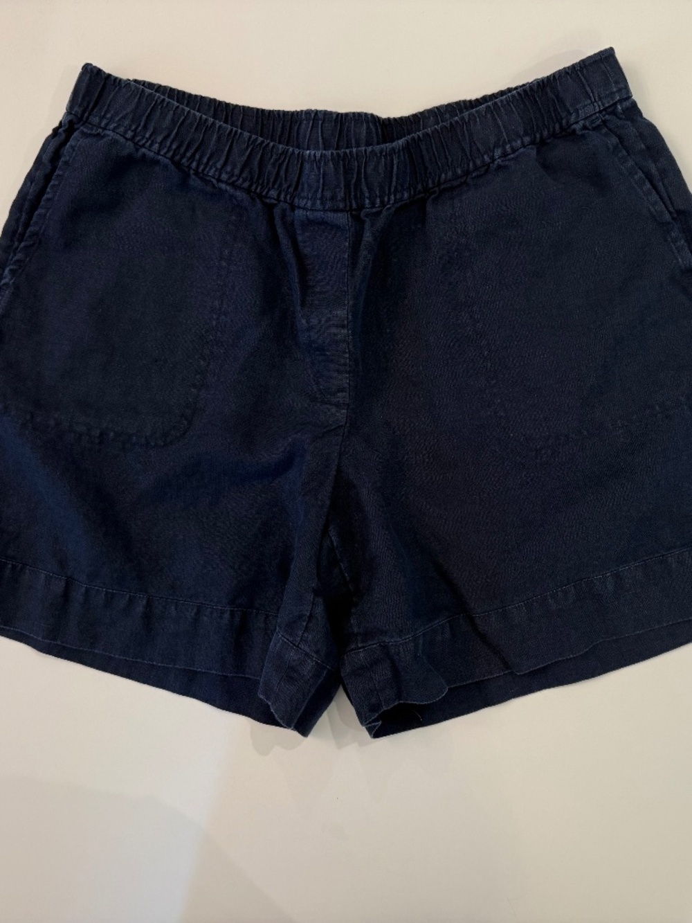 J. Jill Linen Shorts Navy, Size LP
